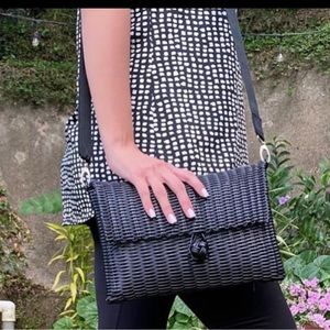 New without tag recycled plastic craft purse